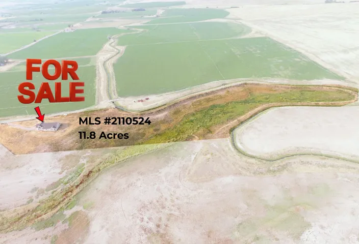 Aerial view of sparsely populated area