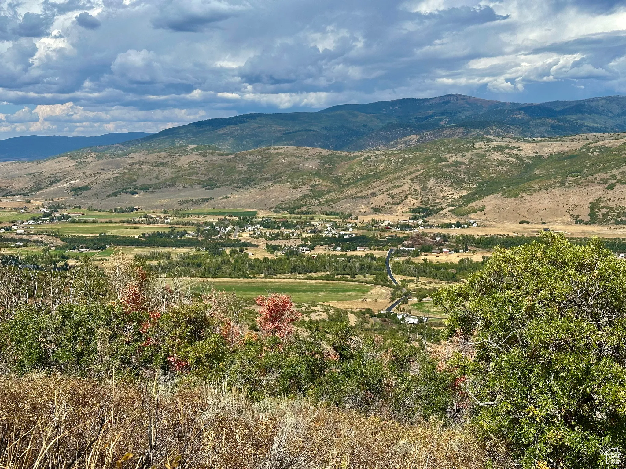 View of mountain background