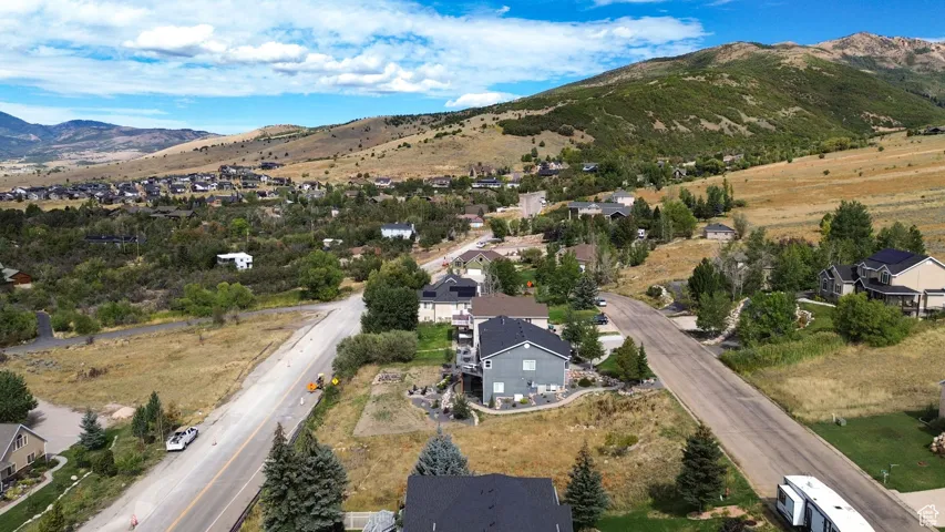 Bird's eye view of mountains