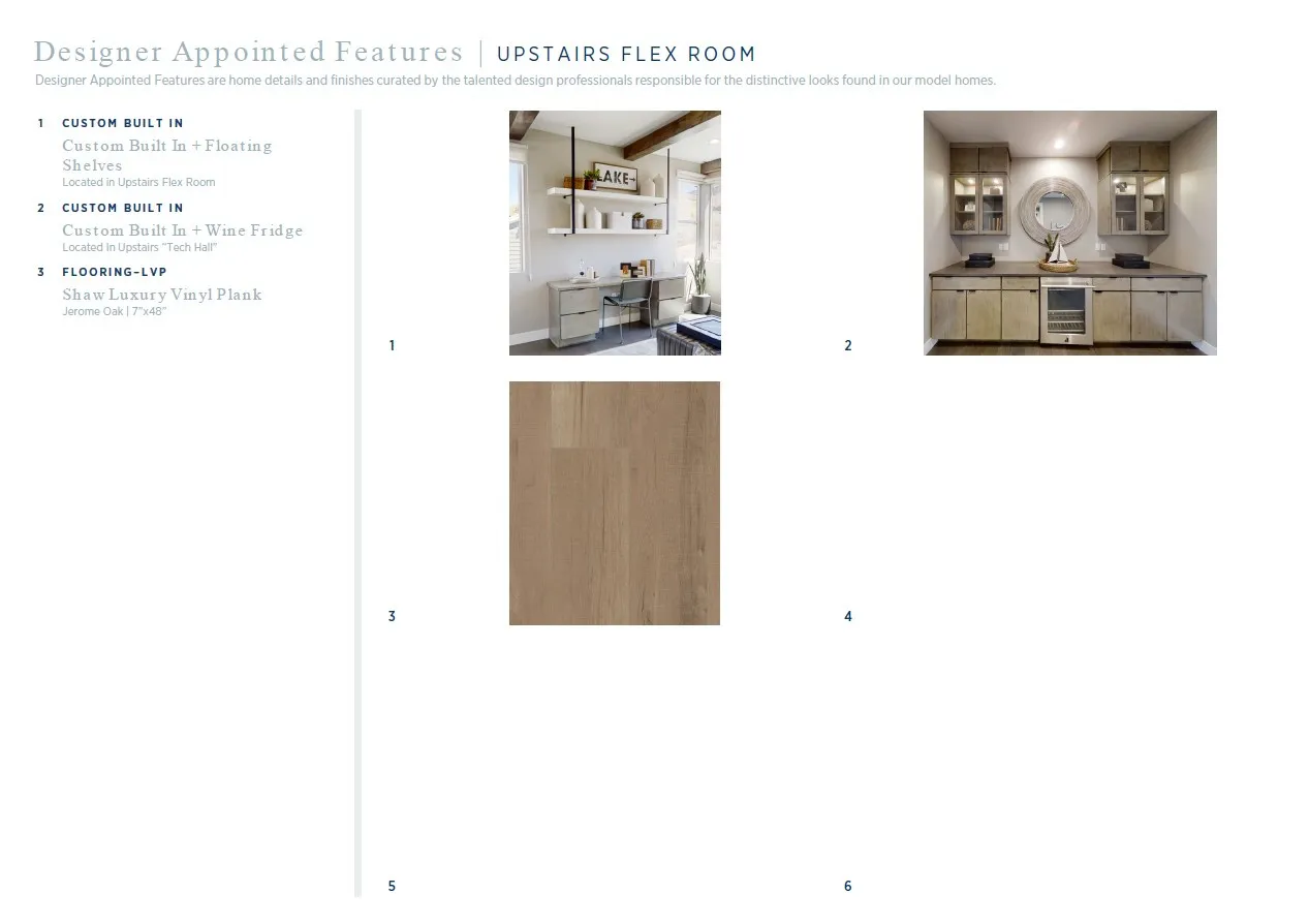 View of marketing collateral with multiple images