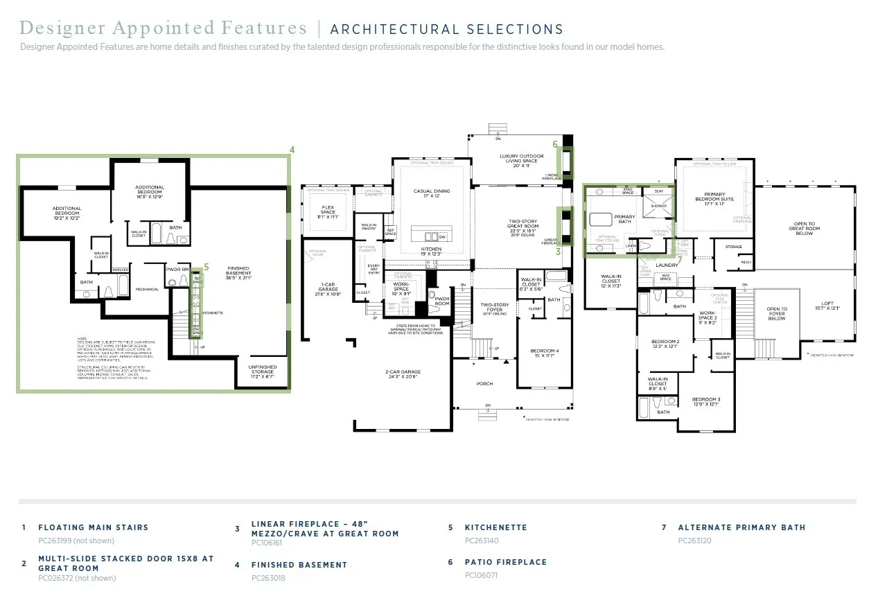 View of home floor plan