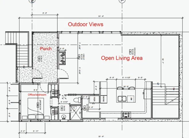 View of room layout