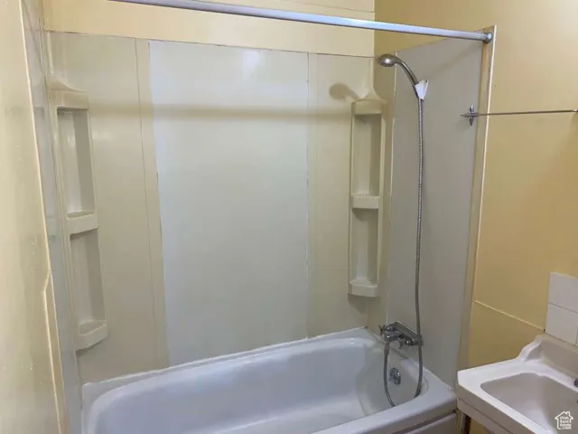 Full bath with bathing tub / shower combination
