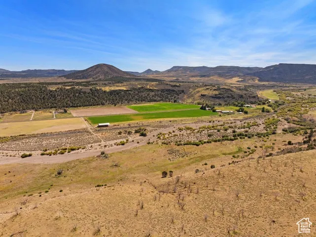 Mountain view featuring rural landscape