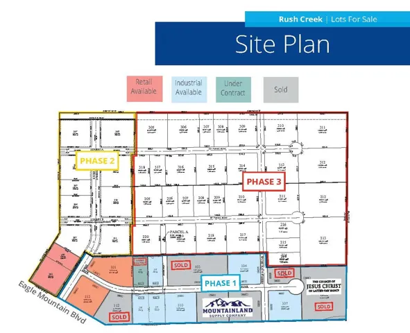 Map of parcels
