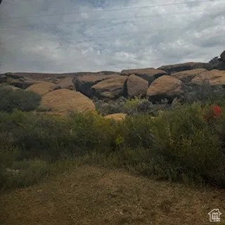 View of mountain background  from the loft area.