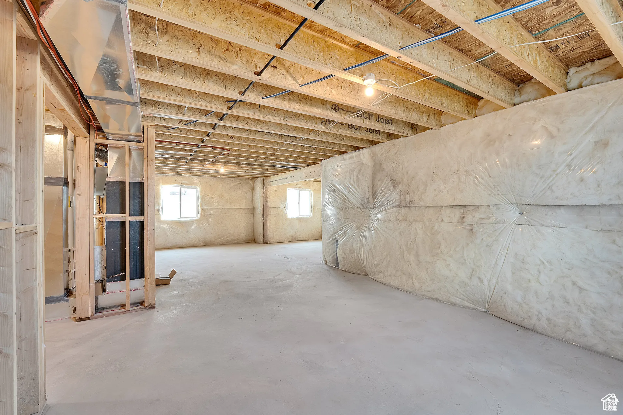View of basement