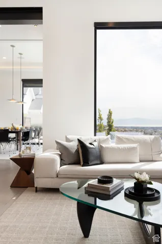 View of living area