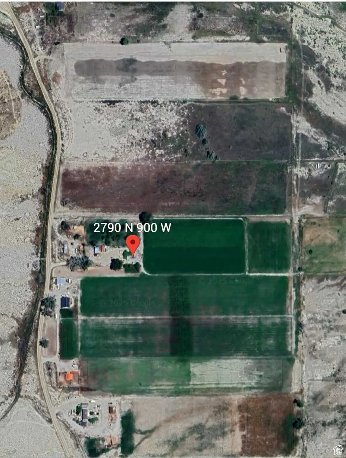 Aerial overview of property's location
