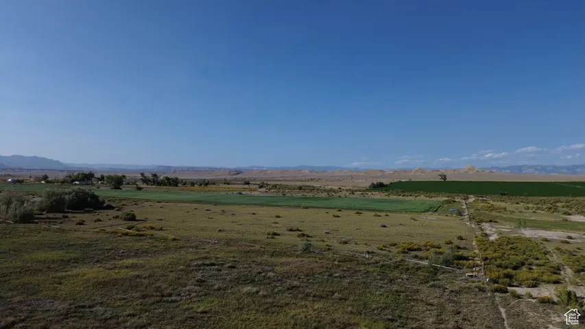 Mountain view with rural landscape