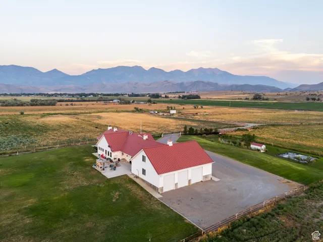 View of rural area featuring a mountain backdrop