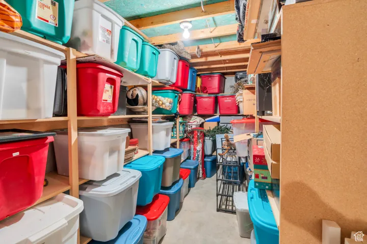 View of storage area