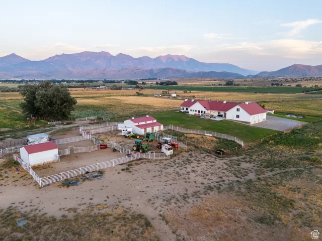 View of rural area with mountains