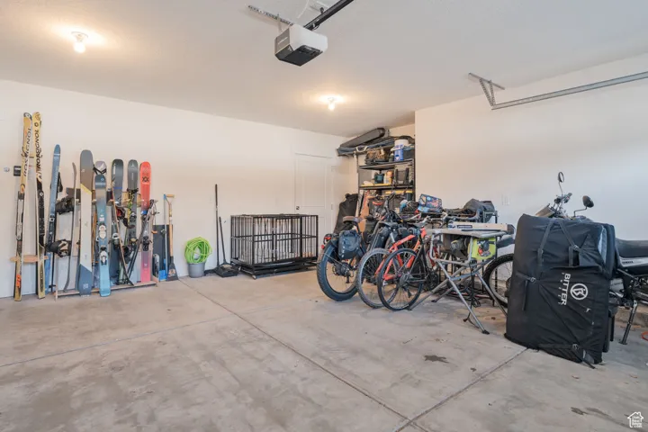 2 car garage and warm closet for your ski boots and gear