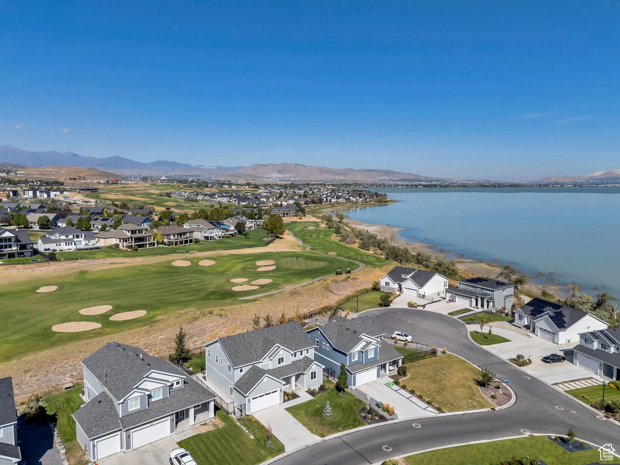 golf course and Utah Lake