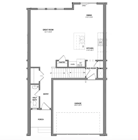 View of floor plan / room layout