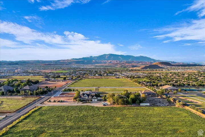 Drone / aerial view of mountains