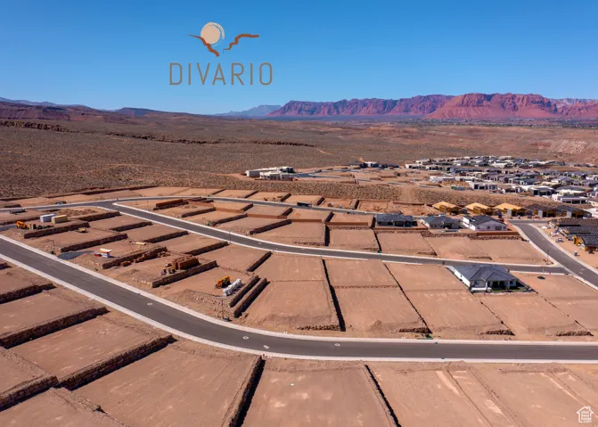 Drone / aerial view of mountains