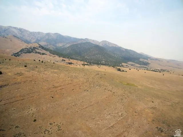 View of mountain background with rural landscape