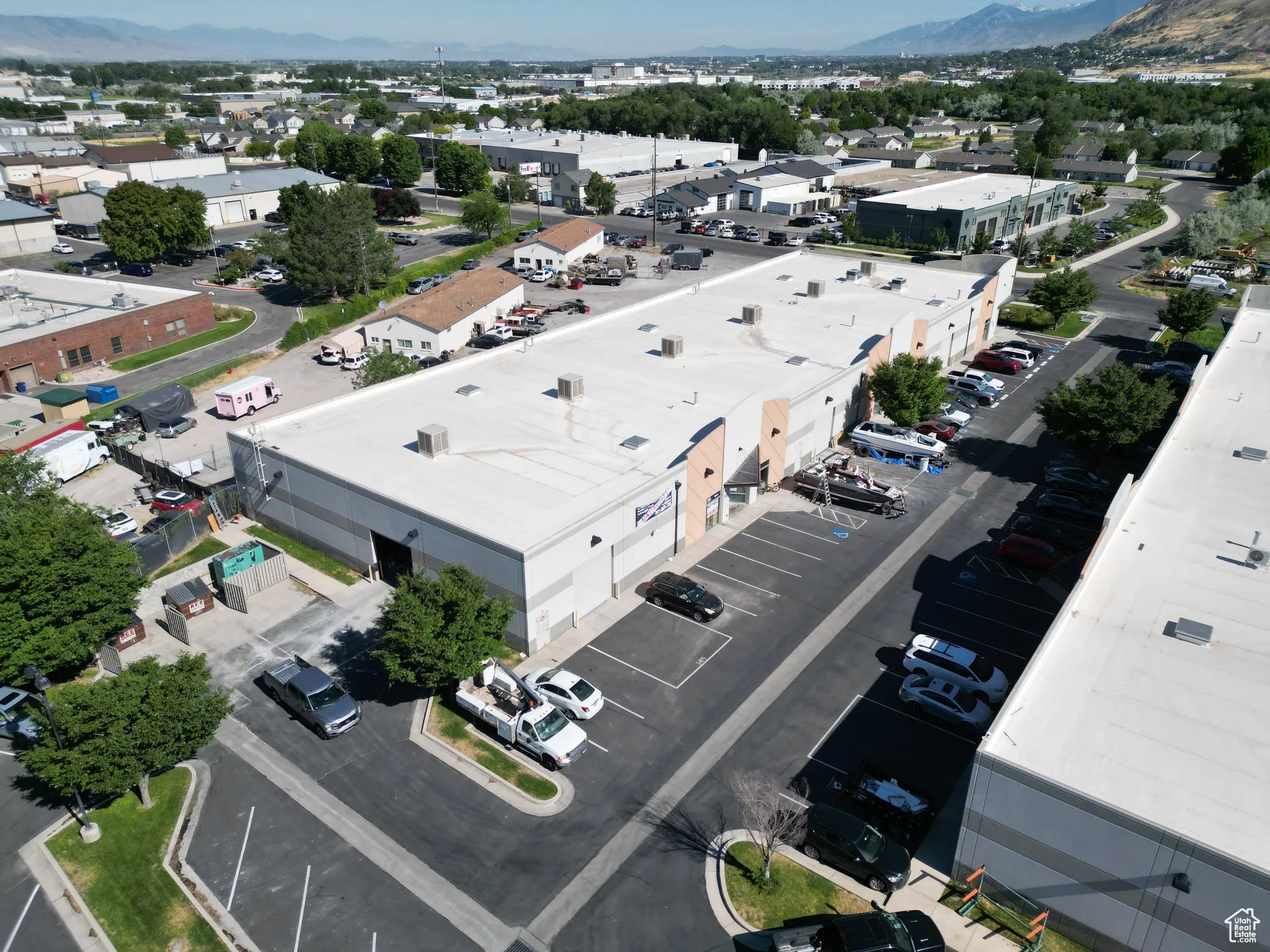 Aerial view of mountains