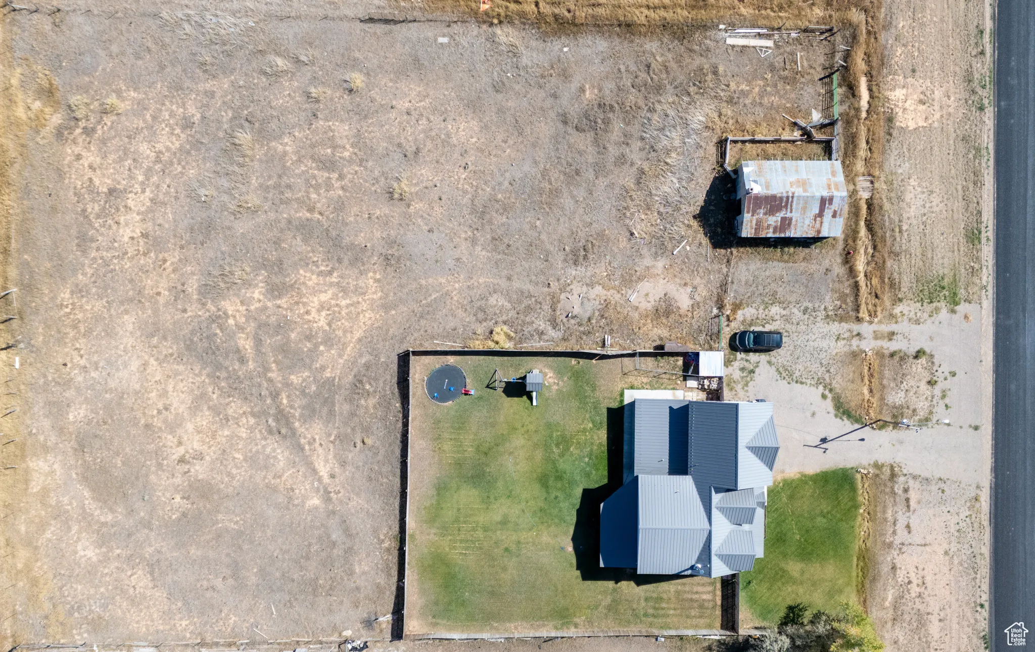 Aerial view of property's location