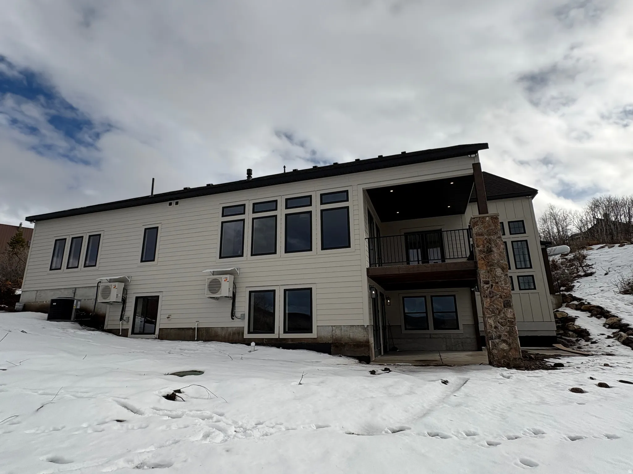 Rear side of home.