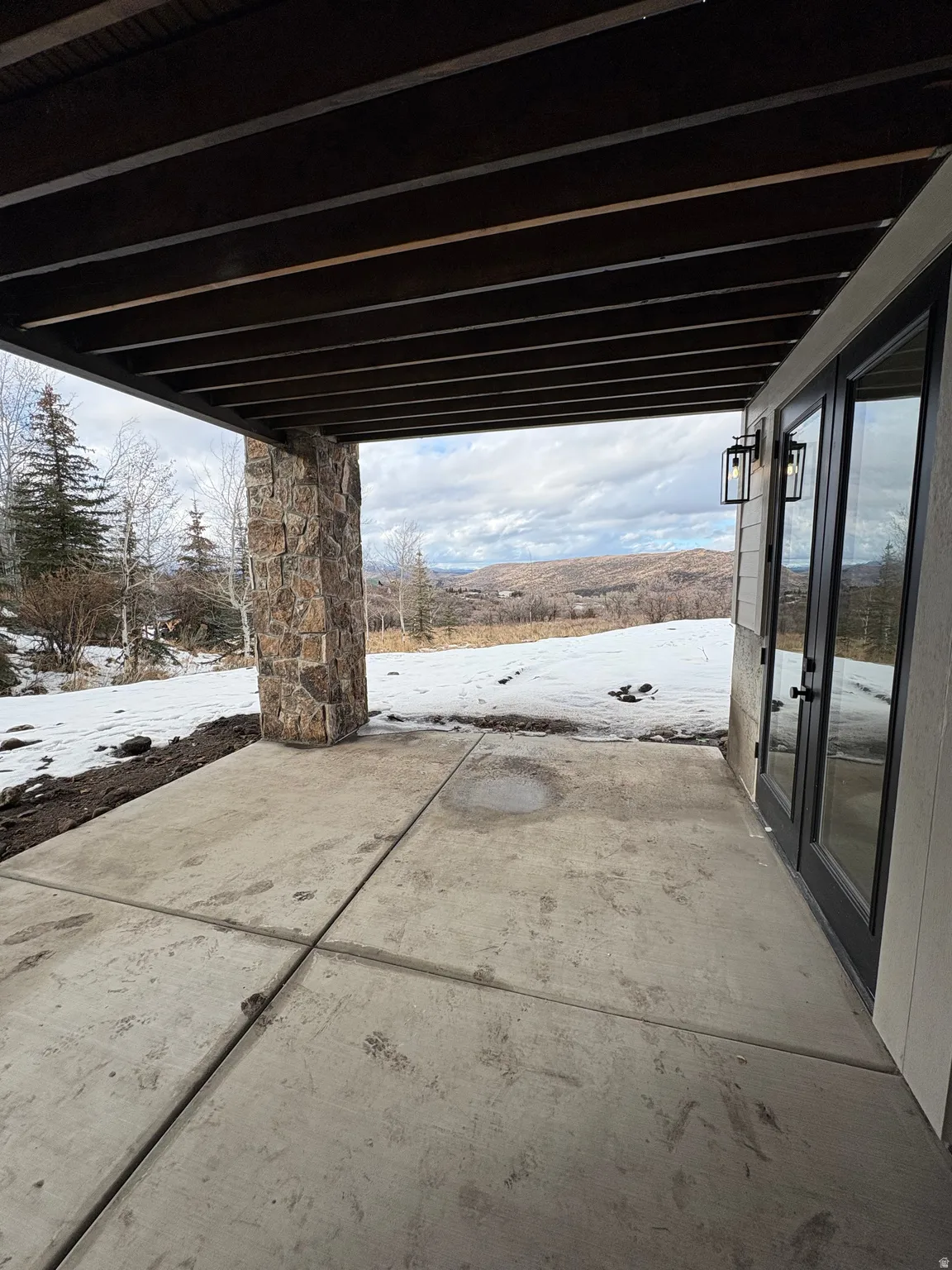 Covered patio.