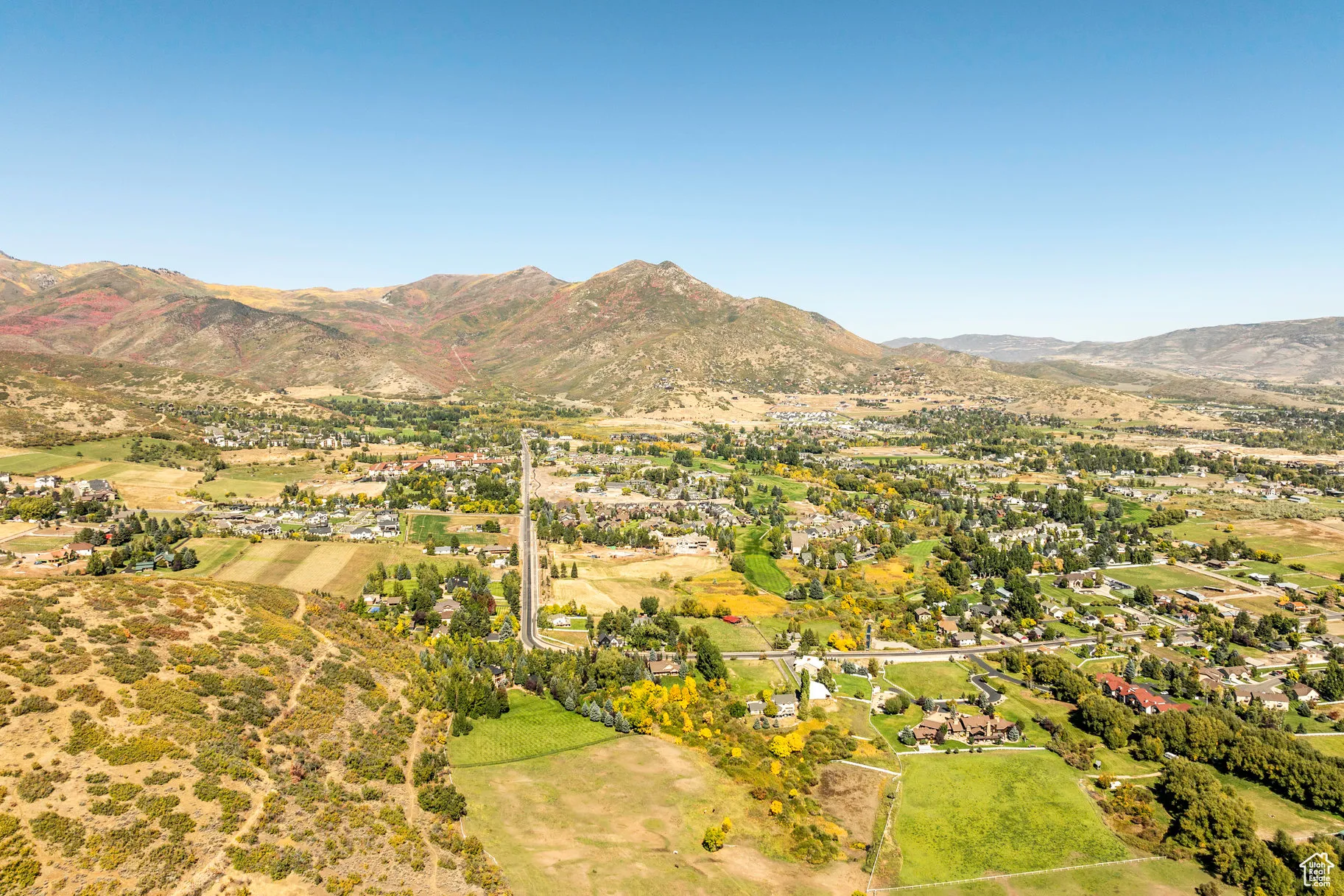 View of mountain backdrop