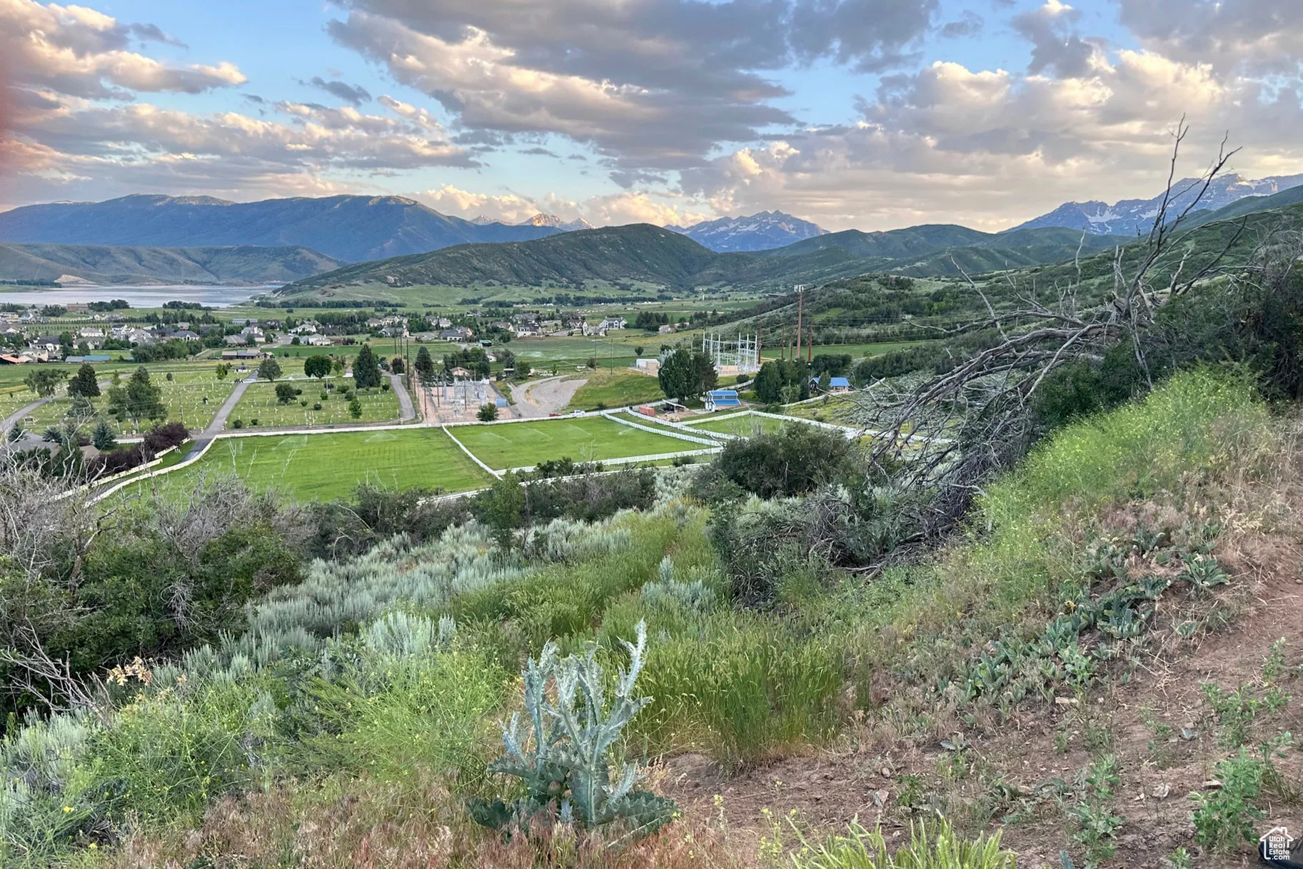 View of mountain backdrop