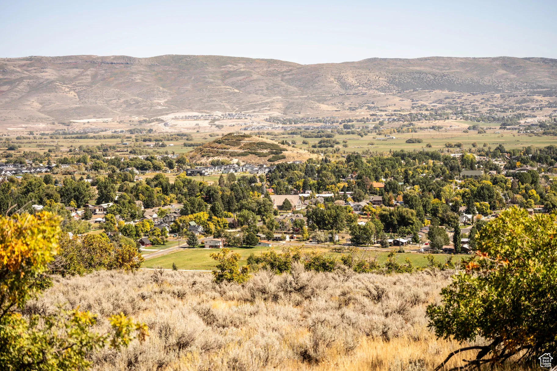 View of mountain background