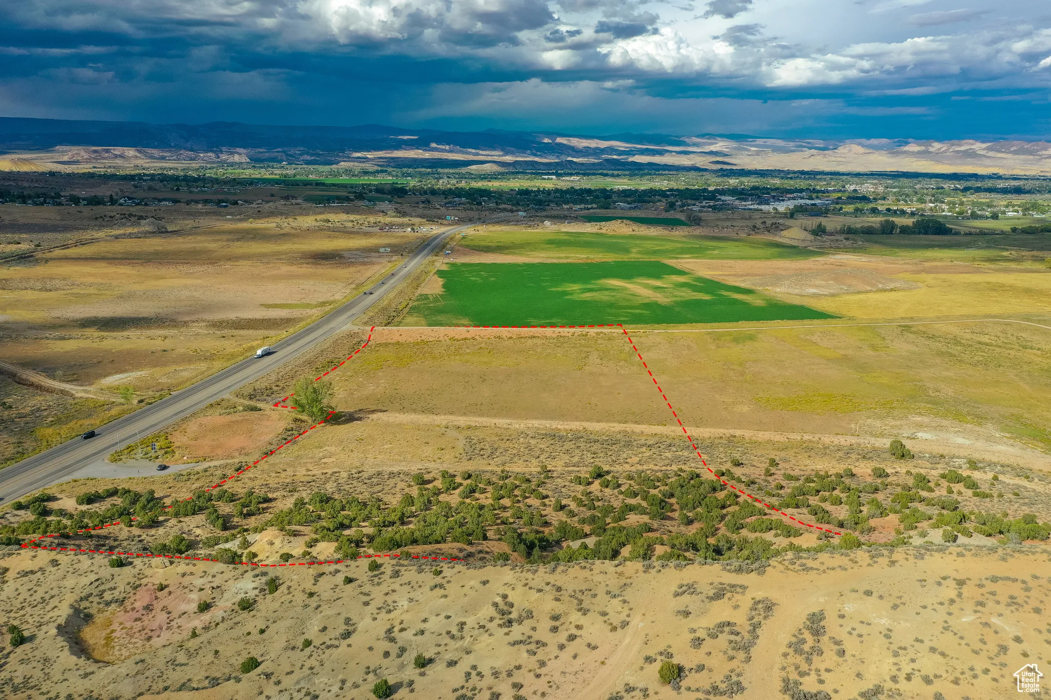 Power, Water, Fiber & Gas are all located near or within the property boundaries.