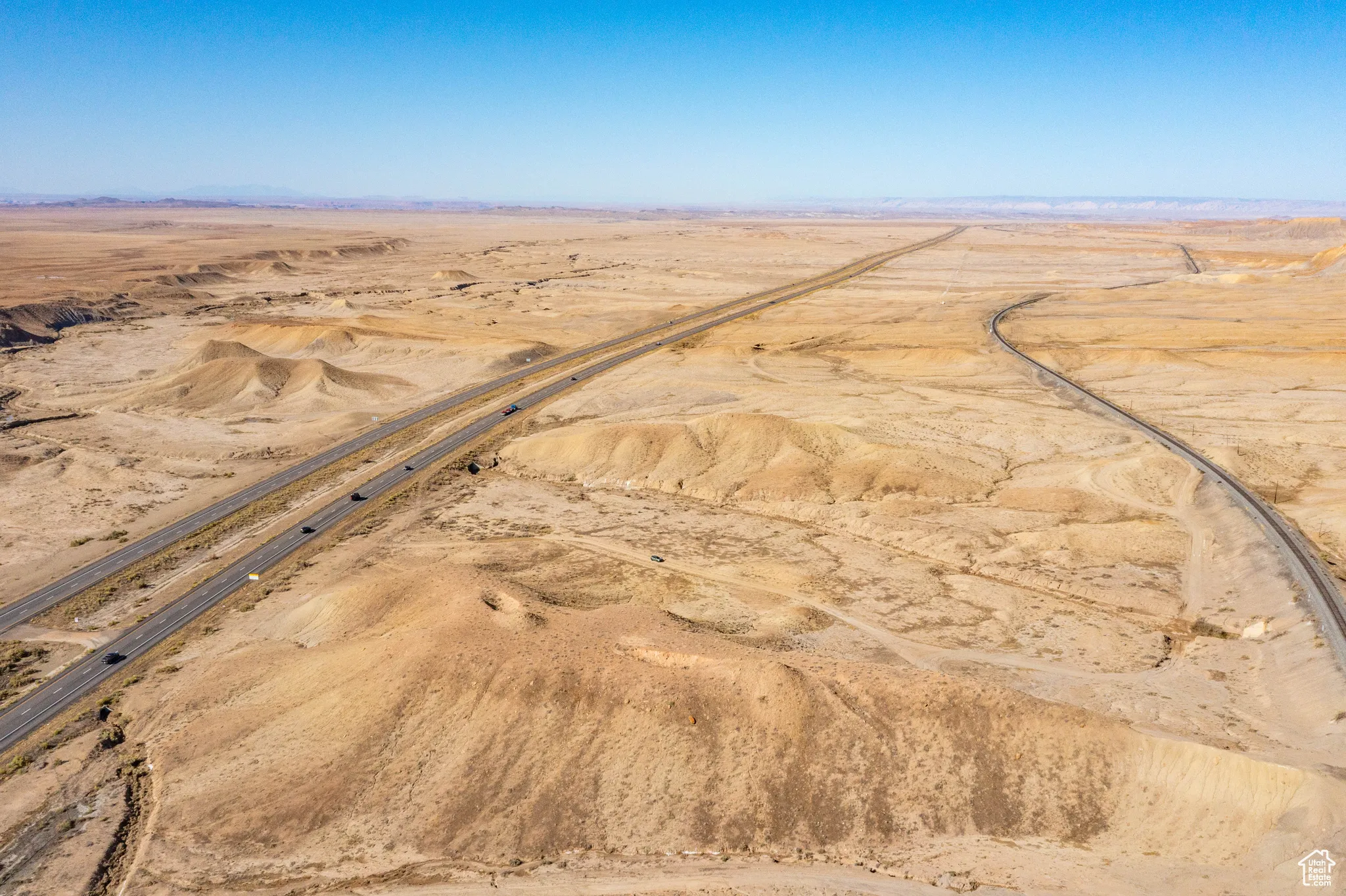 View of rural area featuring a desert landscape