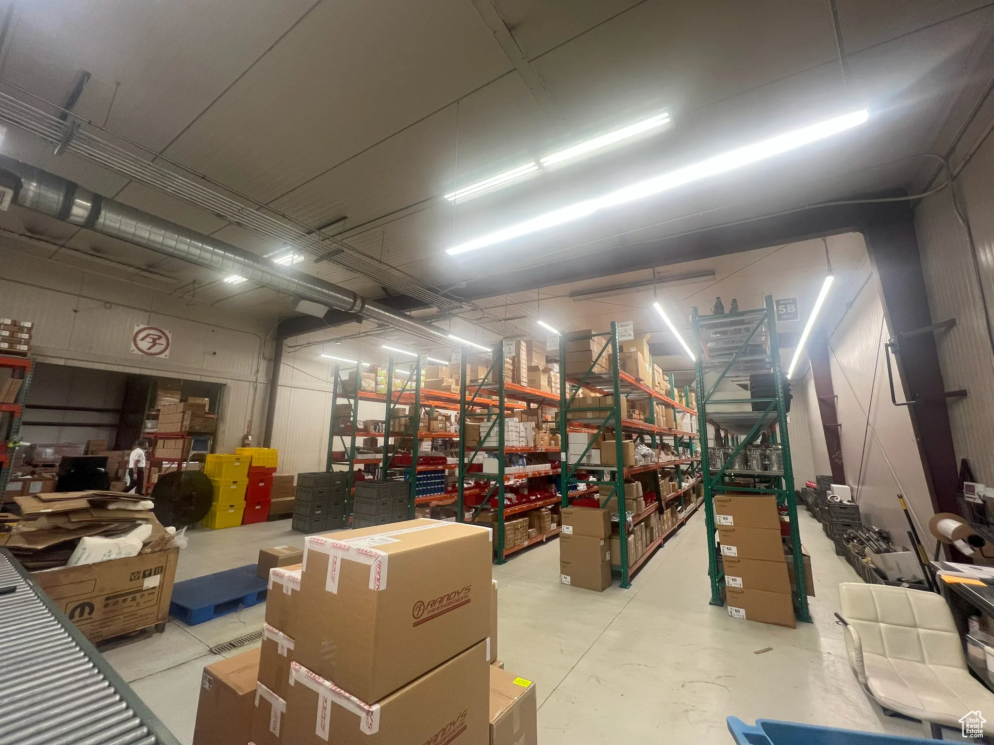 View of storage room