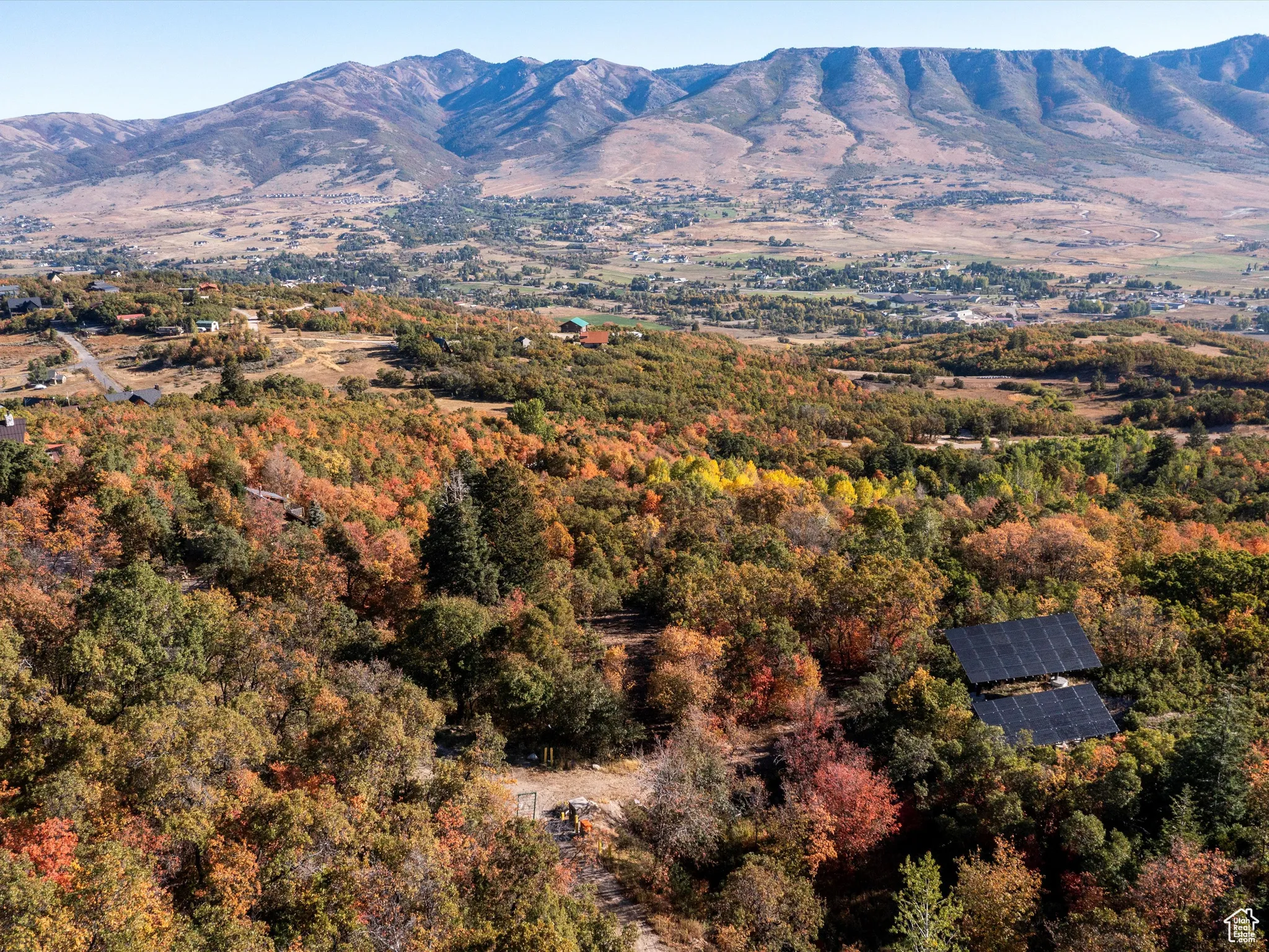 View of mountain background