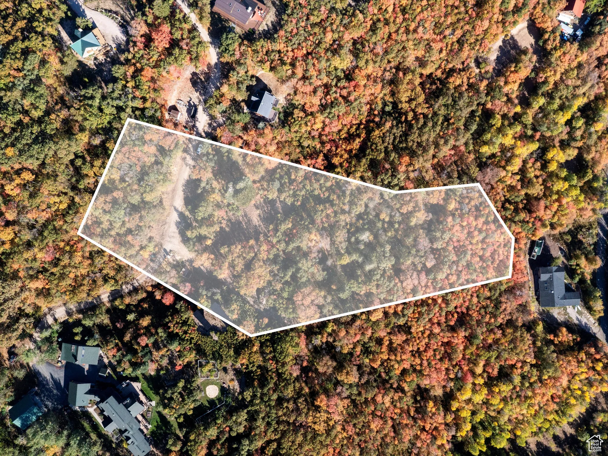 Map / location featuring property parcel outlined