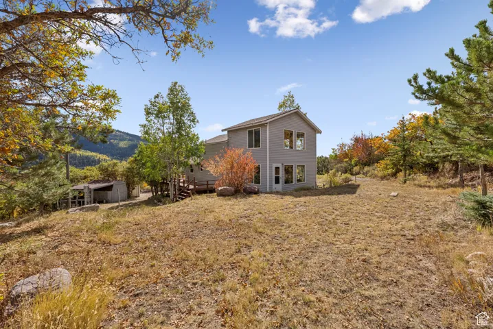 Rear view of property