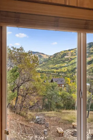 View of mountain backdrop