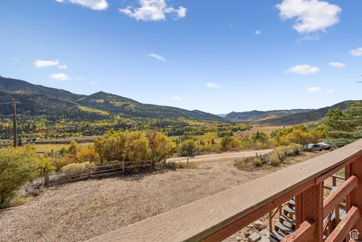 View of mountain backdrop