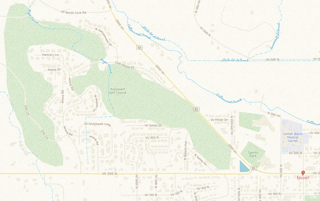 Map of property location with property boundaries highlighted