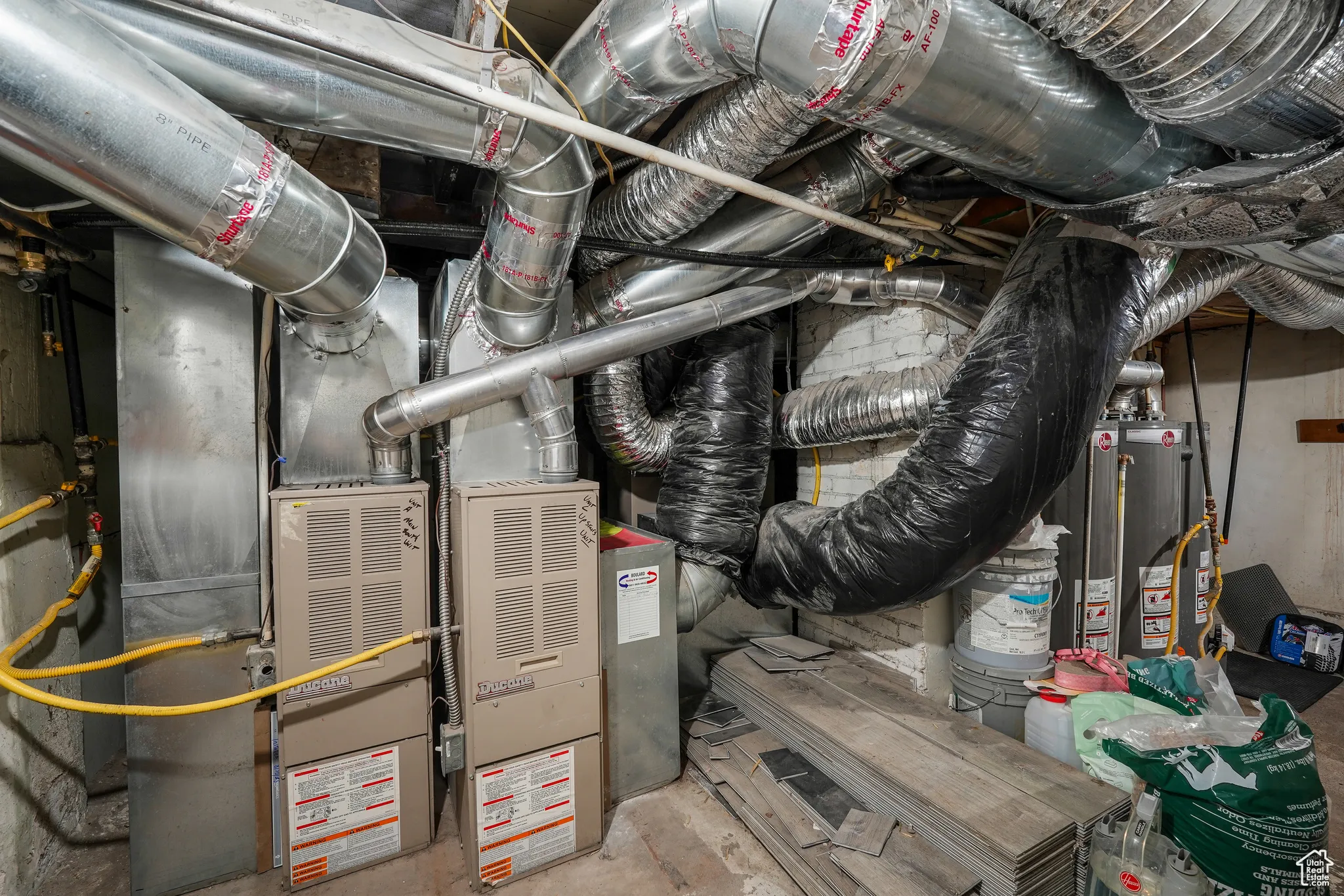 Utilities with water heater