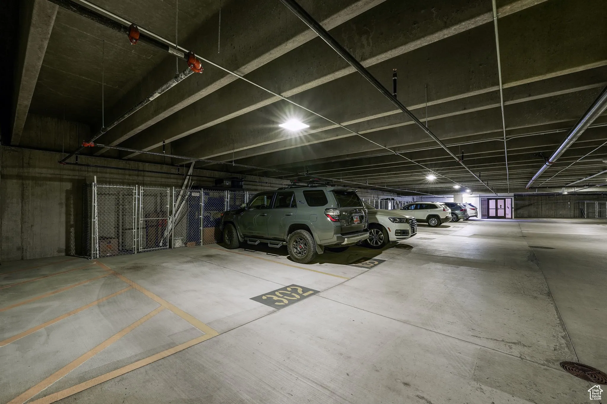 Secure Parking Garage With 2 Spaces