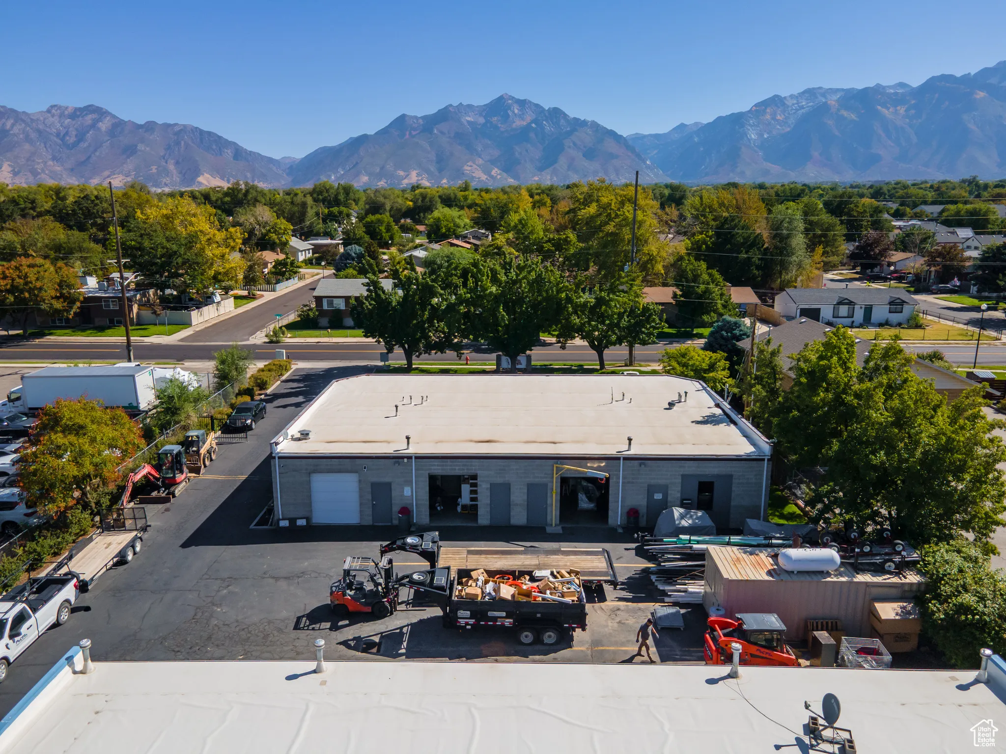 Drone / aerial view of mountains