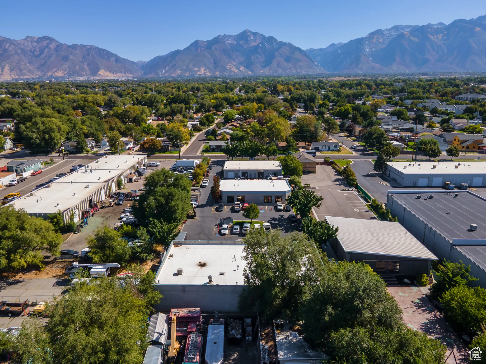 Drone / aerial view of mountains