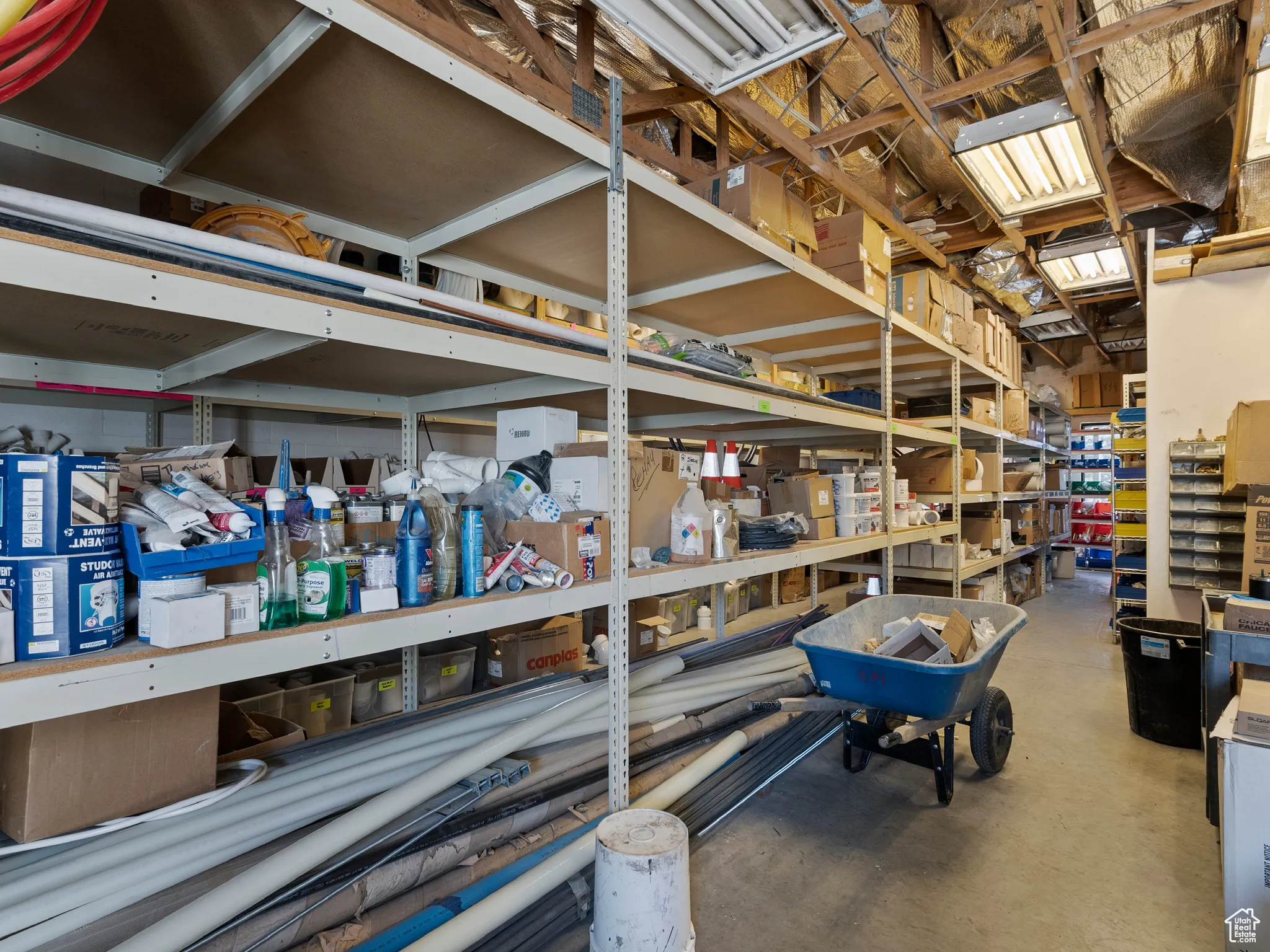 View of storage room