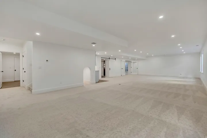 Spacious family room, large enough for several activity spaces
