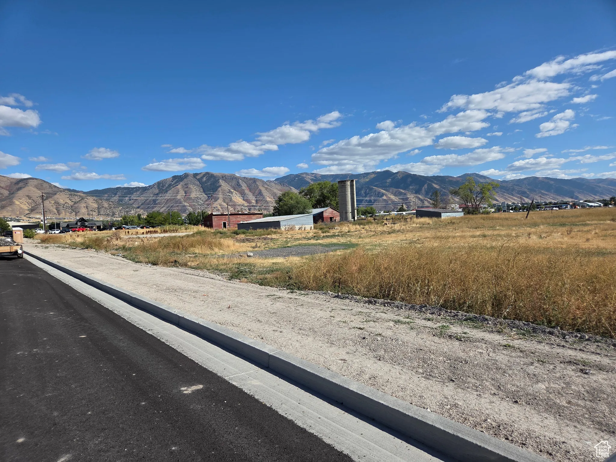 View of mountain background