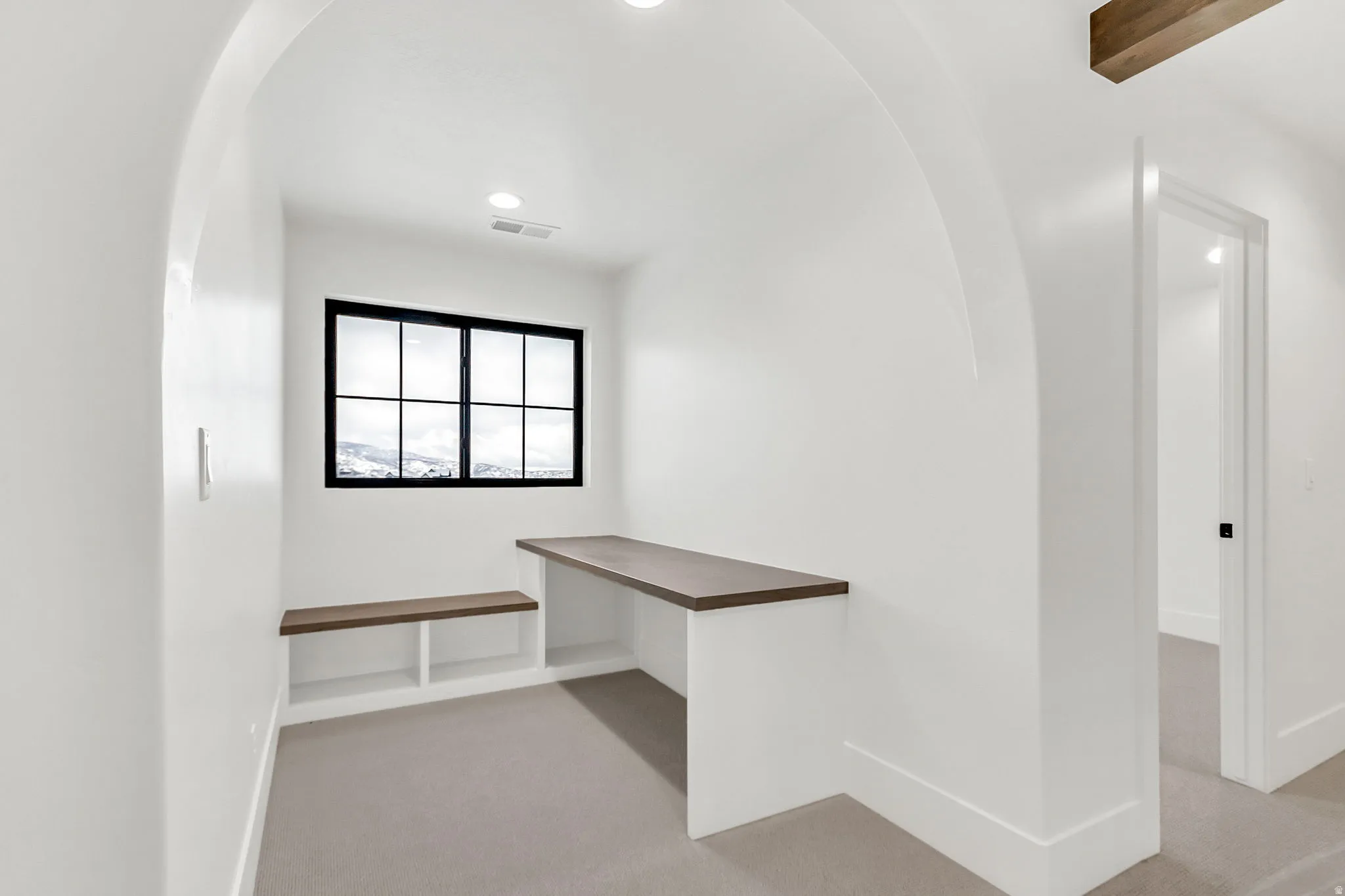 Upstairs craft nook
