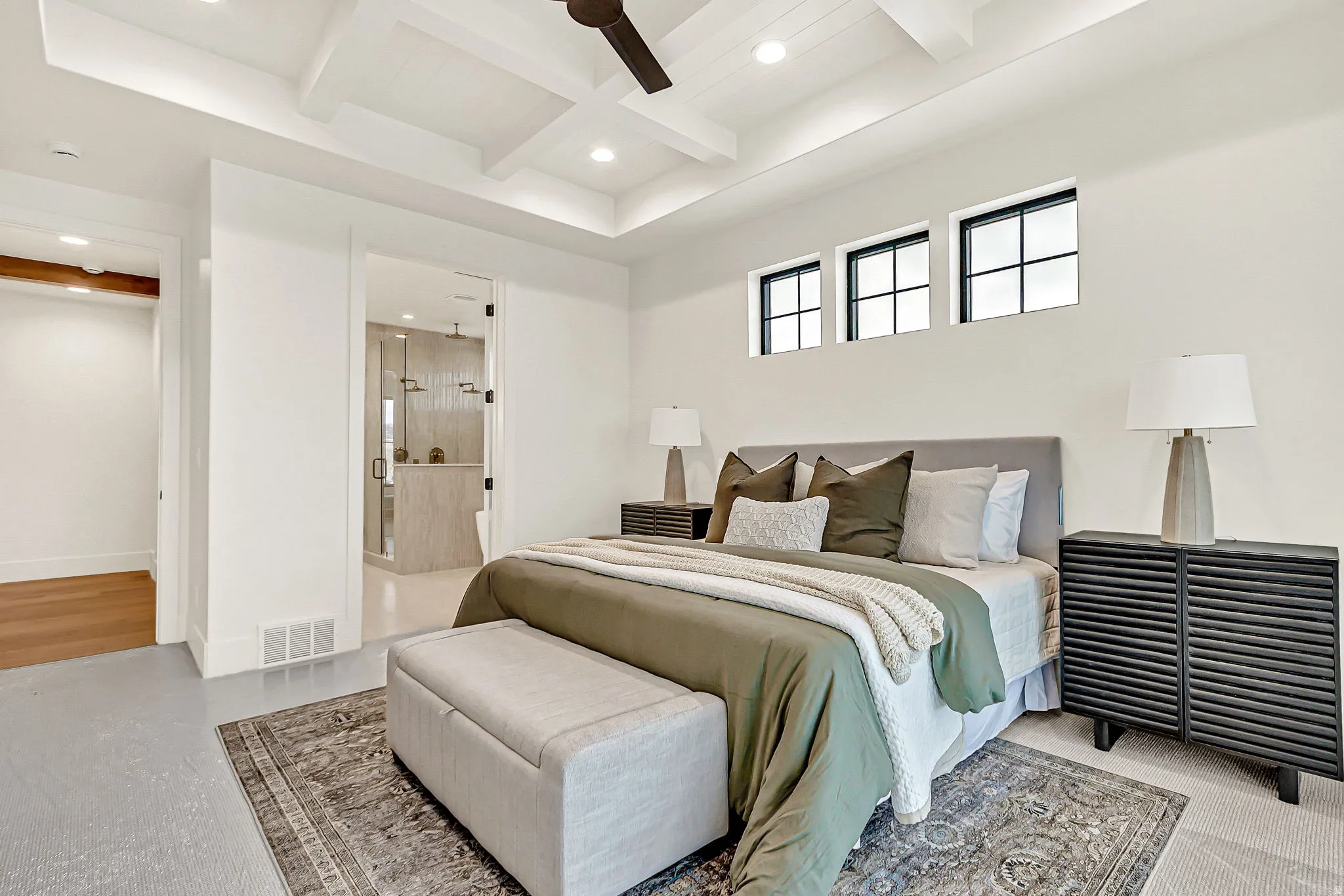 Primary suite on the main level