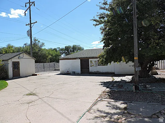 View of patio / featuring outdoor structures