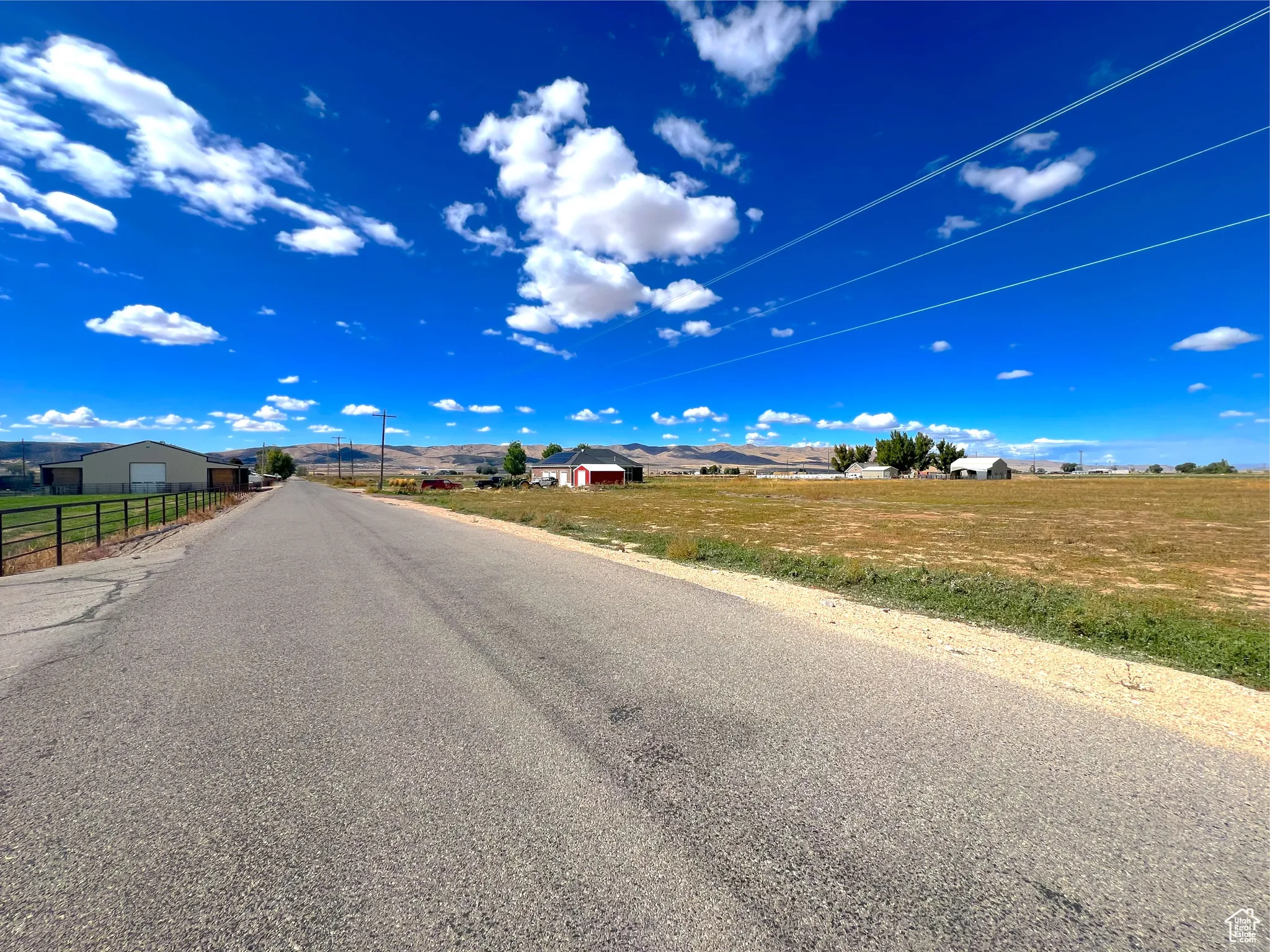 View of asphalt street